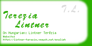 terezia lintner business card